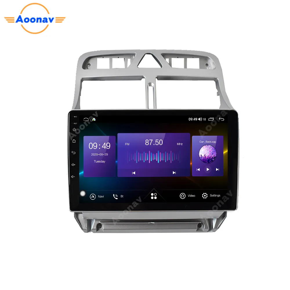 Автомагнитола 2 din 6 ГБ + 128 Гб Android 10 для PEUGEOT 307 sw 2002-2013 мультимедийный видеоплеер