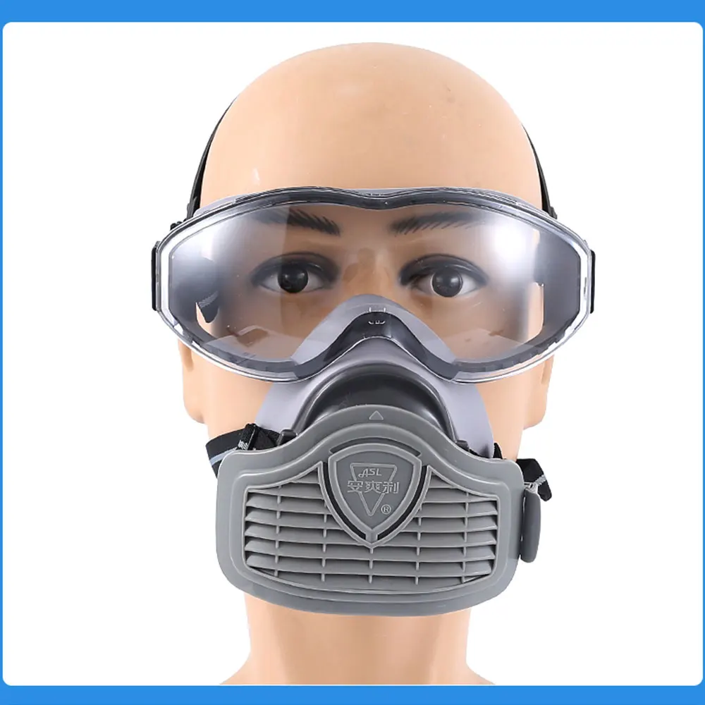 

REUSABLE Full Face RESPIRATOR Dust Mask - Air Paint Chemical & Vapor Protection