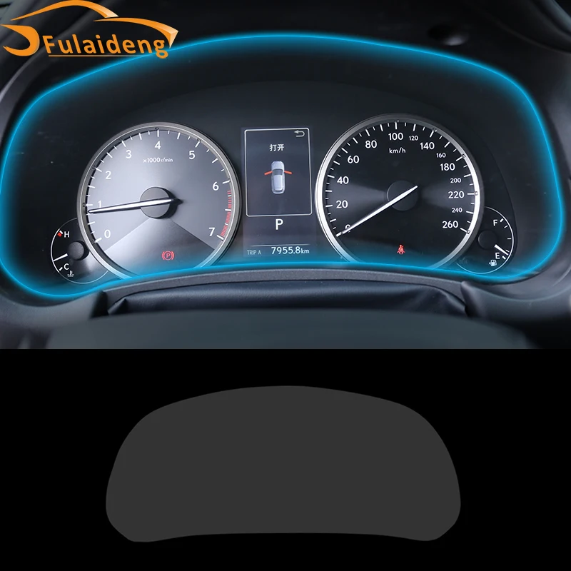 

For Lexus NX200 200T 300h Car Dashboard Instrument Panel Screen TPU Protective Film Anti-Scratch Car Styling