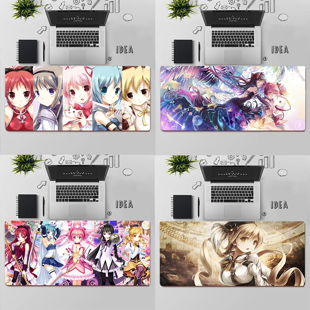 Игровой коврик для мыши Puella Magi Madoka Magica Большой Коврик Для Мыши ПК игровой