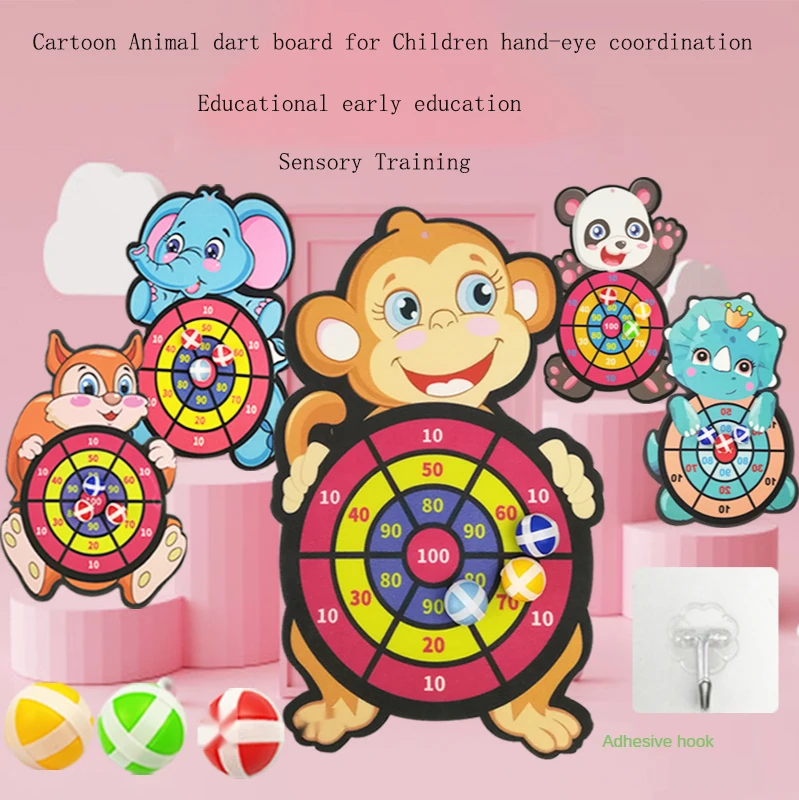 

Dartboards Toys Ball Child Target Throwing Dart Board Sticky Ball Indoor And Outdoor Games Educational Dart Toys For Children