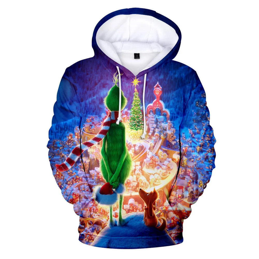 Hot sale new men's fashion hoodie 3D digital printing thin locomotive sweatshirt car logo super David suit 6XL