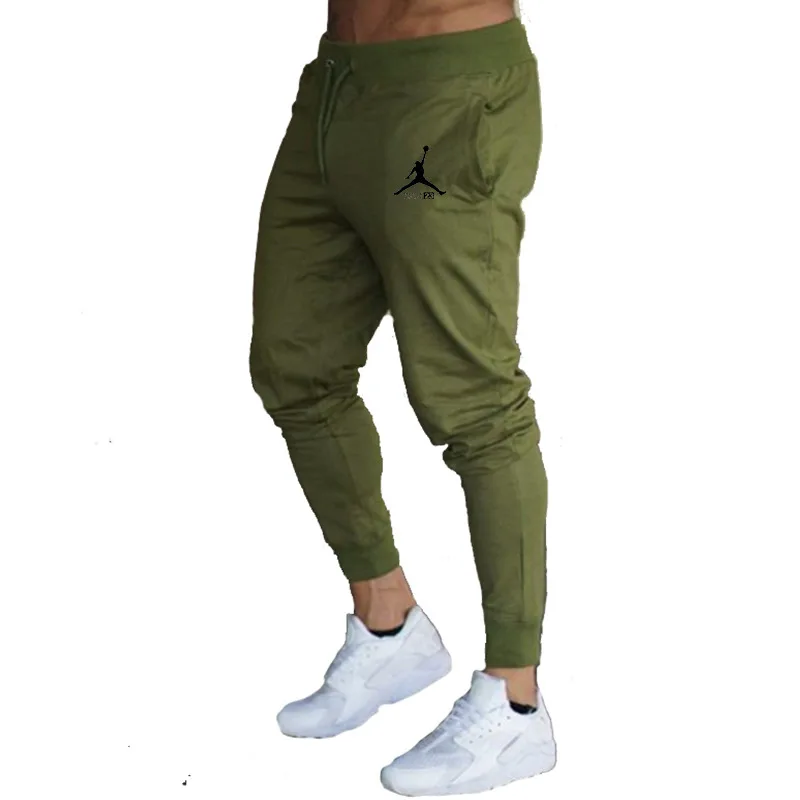 

2019 Spring And Autumn Men's Jogger Pants Air Jordan Athletic Pants Skinny Pants Cotton Casual Fitness Training Trousers