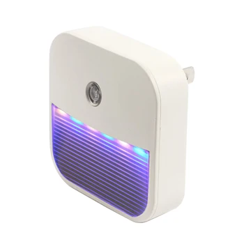 

ABS Plug In Toilet Smart Optically Control Square Kitchen Bathroom Auto On Off LED Night Light Bedroom Air Purification Hallway