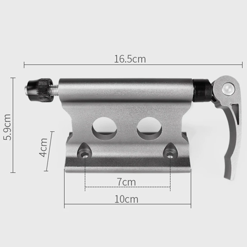 Для велосипеда, мотоцикла, машины багажник на крышу Перевозчик Quick Release Сплав Вилка, замок крепление стеллажи для выставки товаров стабильная быстрая монтажных инструментов