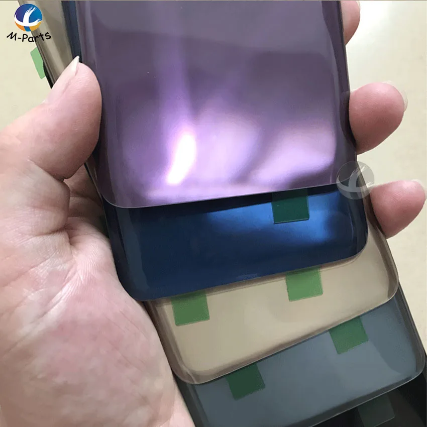 Задний стеклянный корпус+ клей для samsung Galaxy S9 S9 Plus S9P задняя панель Батарея крышка с логотипом