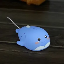 Проводная мышь с мультяшным дельфином, 1600 dpi, игровая мышь, Высококачественная компьютерная мышь для бизнеса, офиса, ноутбука, ПК, розовая мышь для девочек