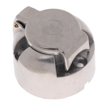 

Durable 12V 7 Pin Trailer Caravan RV Towbar Plug Socket Tow Wiring Connector