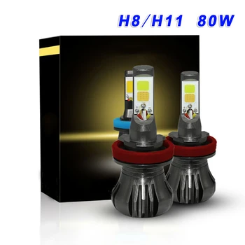

Lamp LED Fog Lights DC 12V DRL Built-in Replacement Parts Accessories Set Car Auto