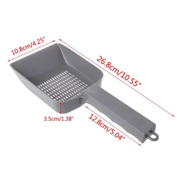 

Indoor Sand Shovels Portable Durable Plastic Practical Cleaning Cat Pet Litter Scoop Shovel Pets Supplies