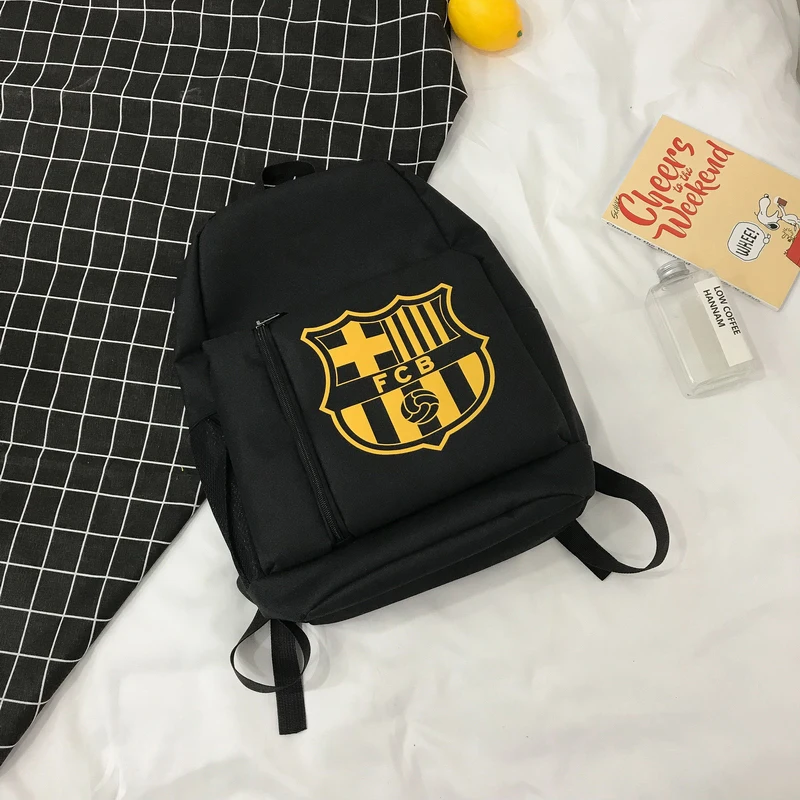 Брендовый дизайнерский туристический рюкзак FC "Барселона", школьный водонепроницаемый тренировочный рюкзак, унисекс, парные сумки, Студенческая сумка, сумки для ноутбука