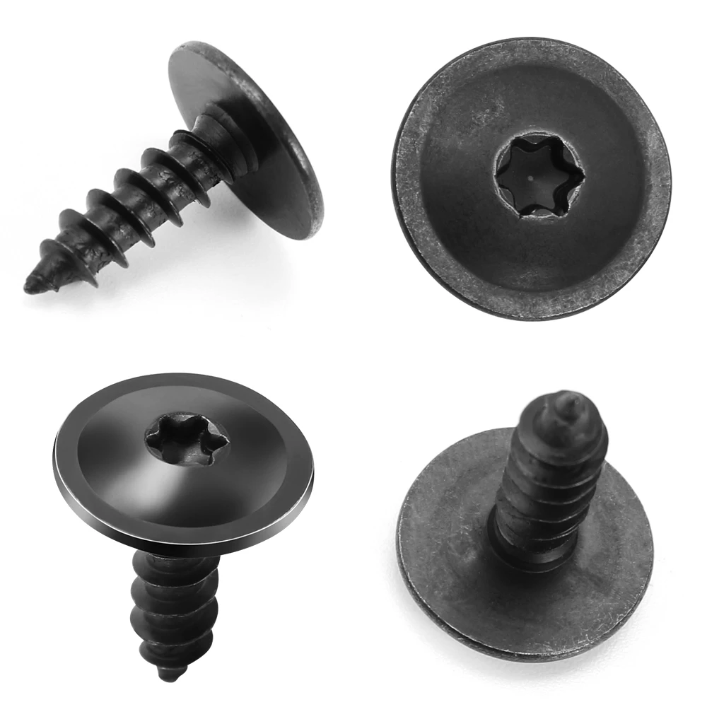 10x 6mm Audi Torx Head Plastic Trim Clips- 7L6868307 Trims, Covers