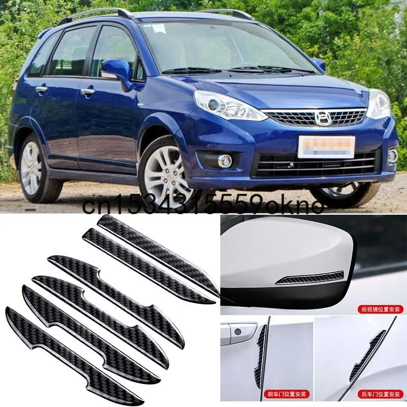 Per Suzuki Ignis Jimny Kizashi S-Cross Swift Sx4 Vitara Car Side Door Edge Mirror Guard Bumper Trim Protector Stickers 6Pcs