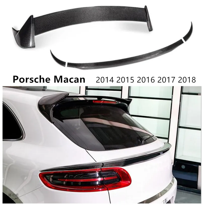 Спойлер для Porsche Macan 2014 2015 2016 2017 2018 высокое качество углеродное волокно и ABS крыло