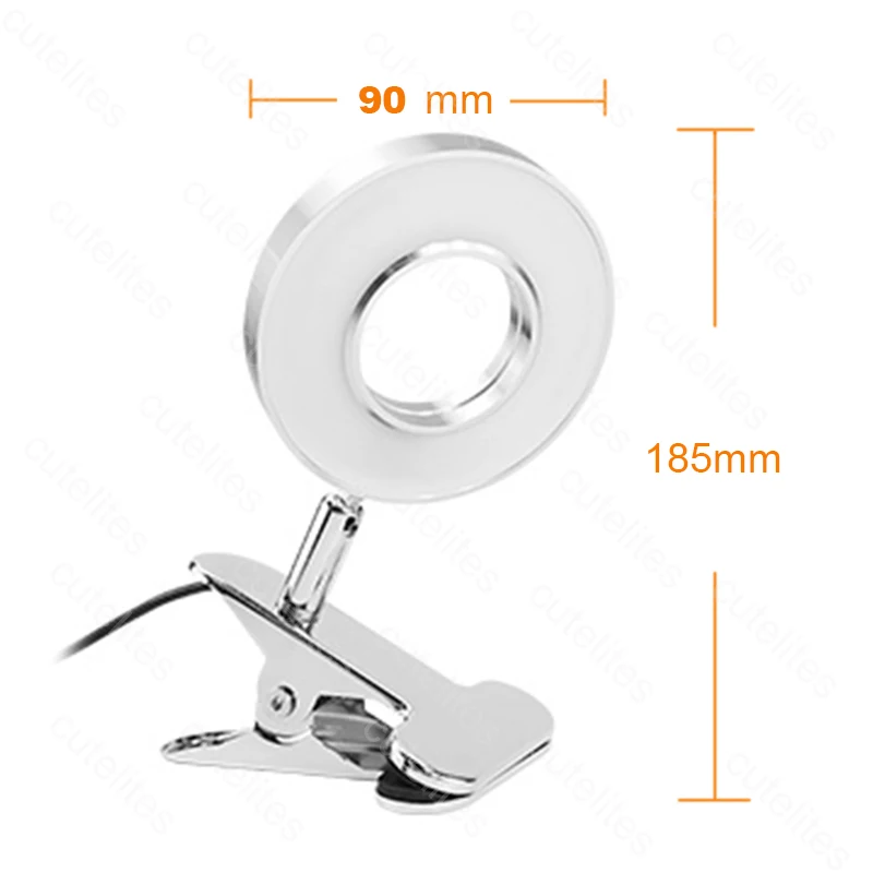  LED Desk Lamp with Clamp Dimmable Reading Light Eye-Care USB Table Lamp LED Bedside Lamp Baby Night - 4000045103530