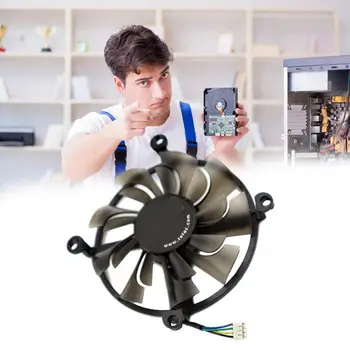 

1 Pcs Short Cable Single Fan For ZOTAC P106-100 6GB Card Computing Graphics ZT-M10600A-10B Card Cooling Cooler Replacement J9F2