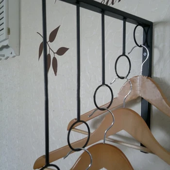 

Wall Organizer Clothing Hanger Mount For Garment Scarf Display Tools 5 Ring Mini