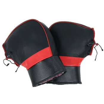 

1 Pair Motorcycle Handlebar Warm Handlebar Glove Winter Cold-Proof Warm Glove Snowmobile Windproof Warm Handlebar Cover