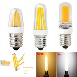 Mini Dimmable LED E14 2W 4W 9W Light Bulb 220V LED Lamp COB Spotlight Chandelier Lighting Replace 30W 60W Halogen Lamps
