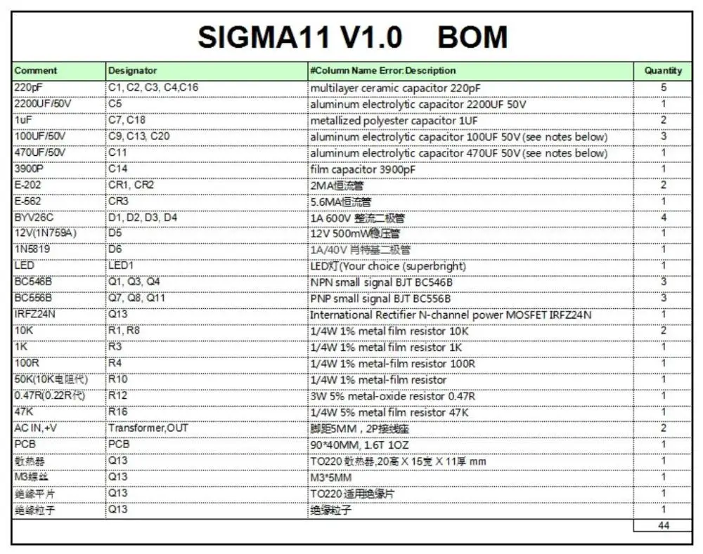 Линейный Регулируемый регулятор питания Sigma11 плата с одним блоком для печатной
