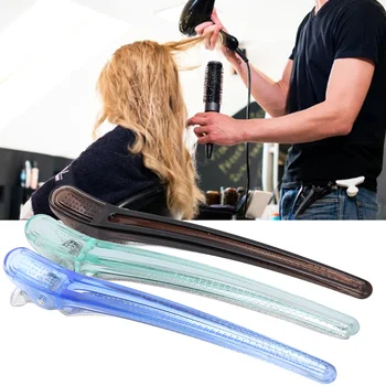 

10pcs Duckbilled Clip Hair Partition Hairdressing Hairstyle Pin for Hair Salon Barber Shop