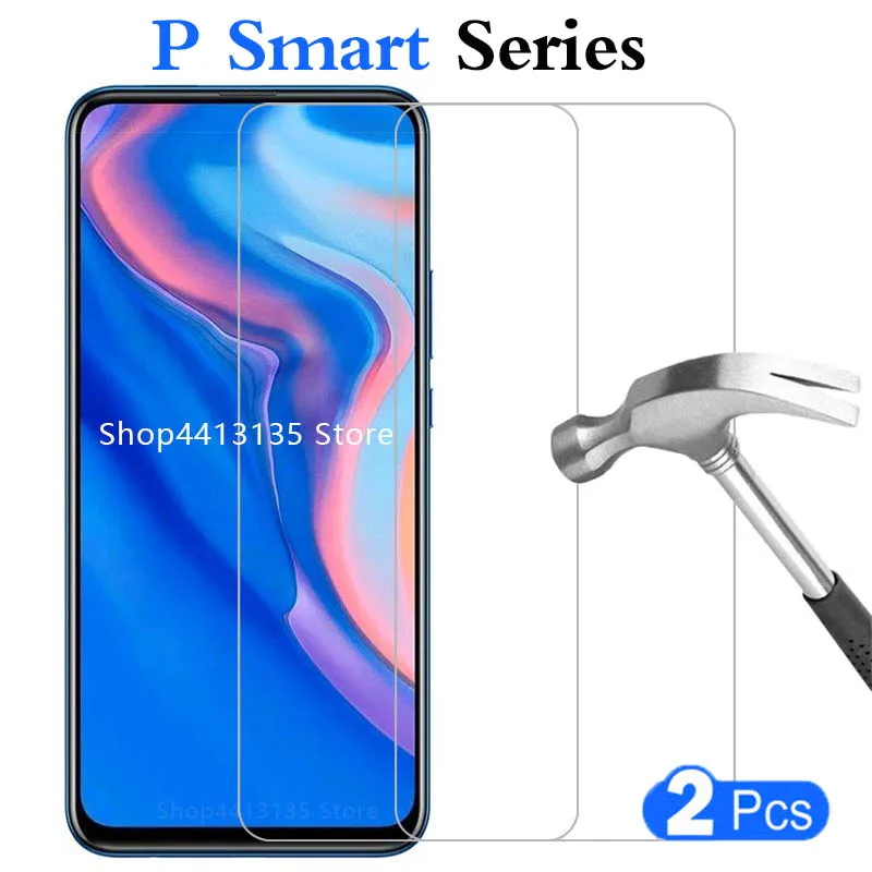 

2pcs Tempered Glass for Huawei P Smart Z Plus 2019 Case on Protective Tremp Phone Screen Huaewai P Smart2019 Glass Protecter 9h
