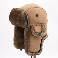 Уличная Мужская и женская зимняя охотничья Кепка для полетов, утепленная термозащитная хлопковая кепка с ушками для кемпинга, пешего туризма, рыбалки, спорта, шапка