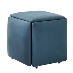 Novo banco 5 em 1 para sala de estar, mobília doméstica, cubo de rubik, banquinho dobrável e multifuncional de ferro para armazenamento