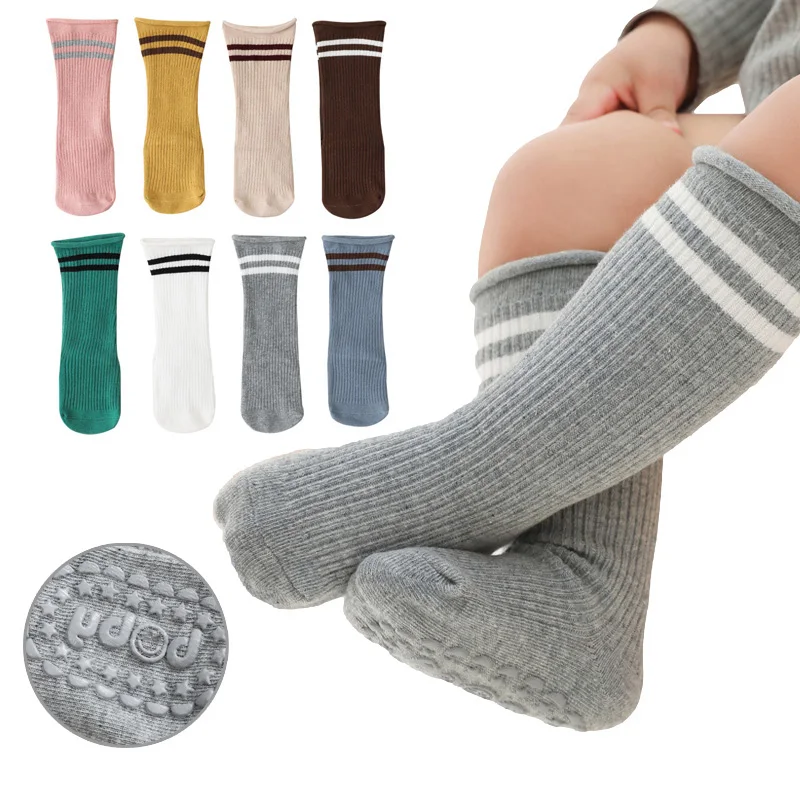 Baby Long Socks for Girls Boys Spring Autumn Anti Slip Floor Socks