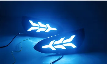 

Fast delivery Led daytime running lights+moving turn signal+blue night mode+remote control for Honda AVANCIER 2020