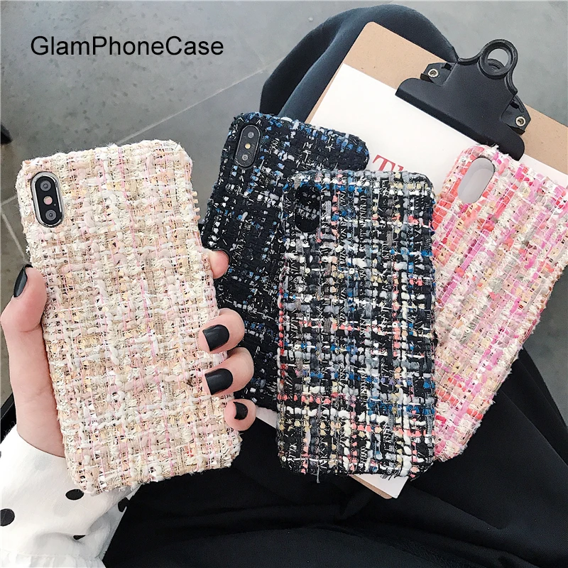 

GlamPhoneCase Broken Flannel Phone Case For iPhone11Pro/Max X XS Max XR Soft Silicone Cover For iPhone11 7 8 6 6s Plus Case