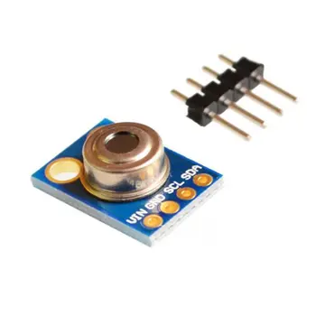 

GY-906 MLX90614ESF Infrared Temperature Sensor Module Contactless Small Volume Continuous Reading Motion Detection