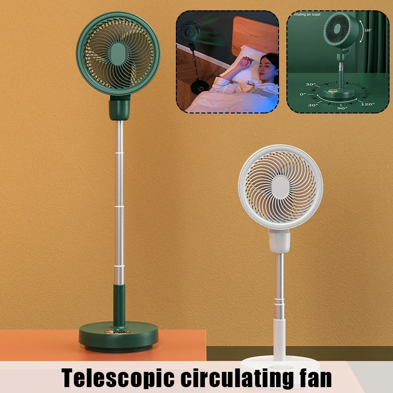 Ventilador plegable telescópico por USB, Enfriador de aire con Control remoto, giratorio de 120 grados, suministros para el hogar y la Oficina, mejor|Dispositivos USB| - AliExpress