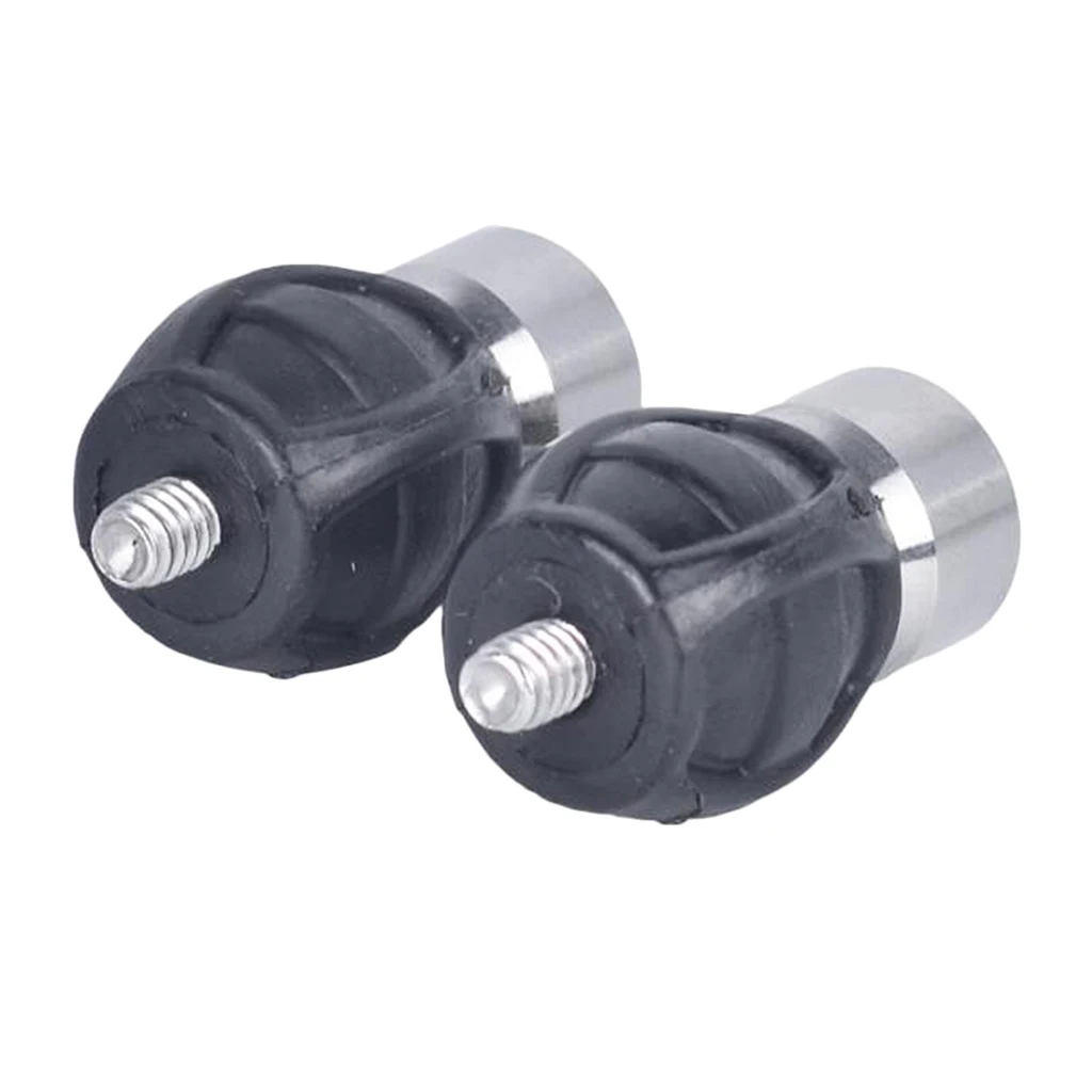 2 Pack 0.5 Inch Archery Stackable Bow Stabilizer Ball Damper for Bow Silencer Damping Shock Vibration Stabilizer Noise Absorber