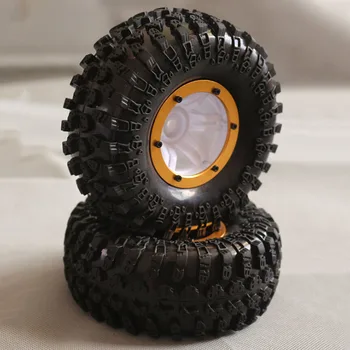 

4 paragraph 1/10 RC Tires anti-wear universal flat model car Tyres Simulation Field vehicle climbing car Tires truckaccessories