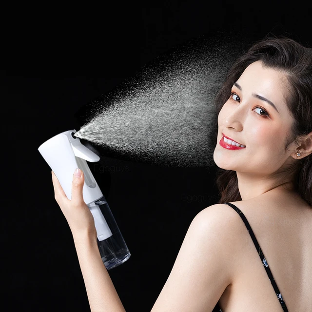 200 / 300mL Hairdressing Spray Bottle Continuous Pressure Watering Can Beauty Salon Refill Bottle Mist Sprayer Barber Hair Tools