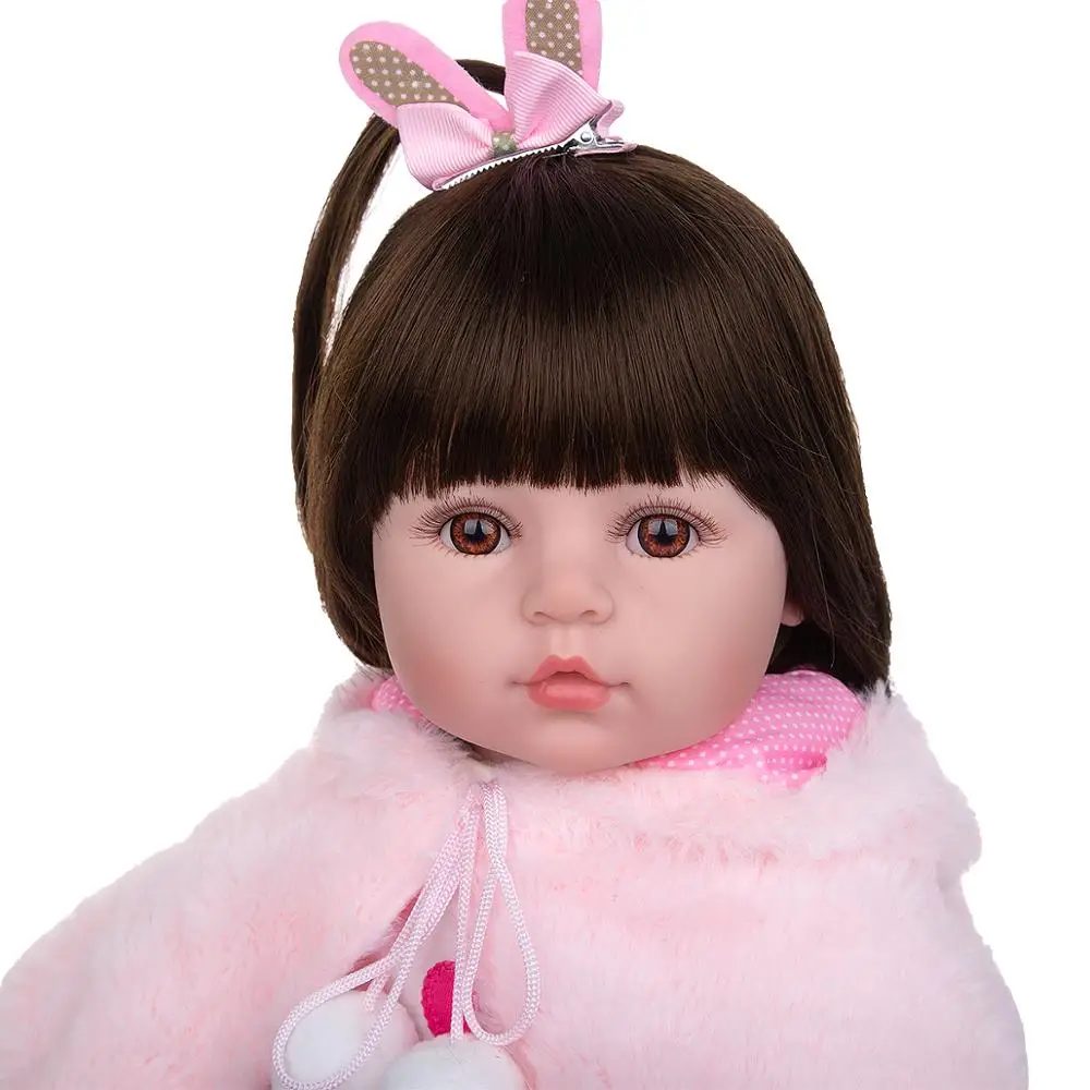 Boneca Bebe Reborn 60cm Princesa Vestido Menina Cabelo Longo Real em  Promoção na Americanas