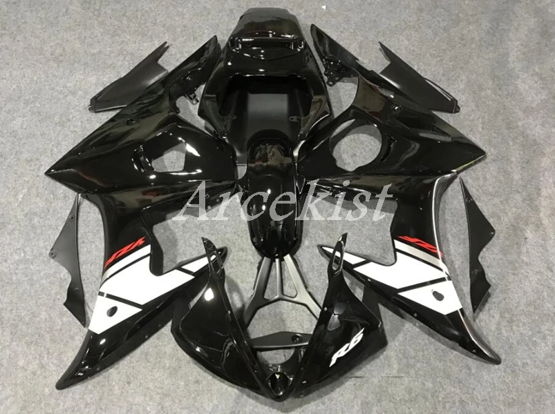 Новинка из абс-пластика для мотоцикла обтекатели комплект подходит YZF-R6 2003 2004 2005 R6