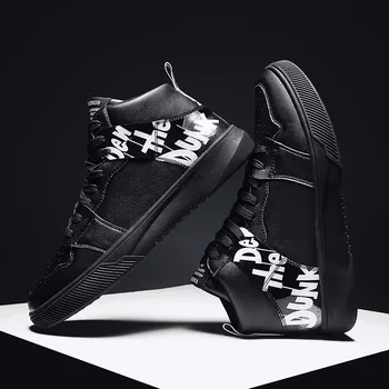 

Men Running Shoes High Top Outdoor Snekaers For Male Autumn Male Trainers Comfortable Breathable Athletic Shoes Big Size 39-44