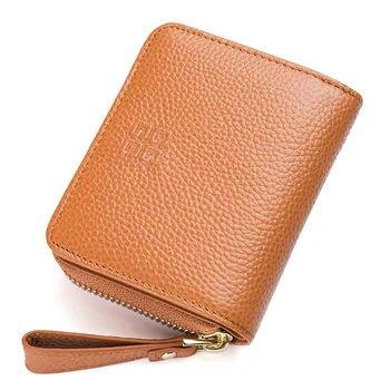 

2020 New European and American Style Leather Short Wallet Small Leather Wallet Coin Purse Card Holder