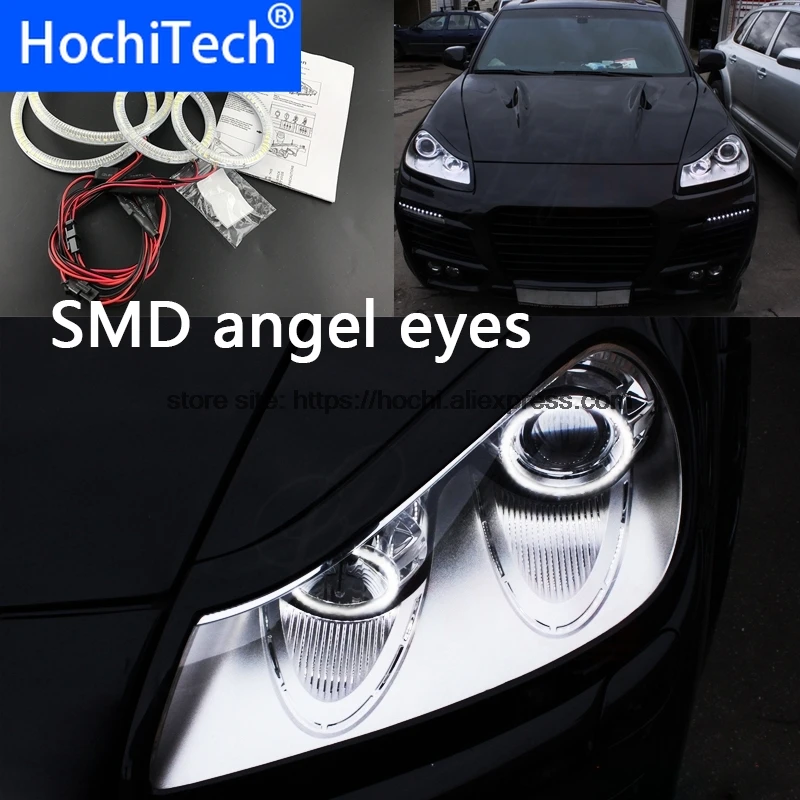 HochiTech ультра яркие красные/зеленые/Белый светодиодный глаза ангела 2000LM гало