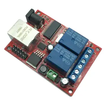 

LAN Ethernet 2 Way Relay Board Delay Switch TCP/UDP Controller Module WEB Server X6HA