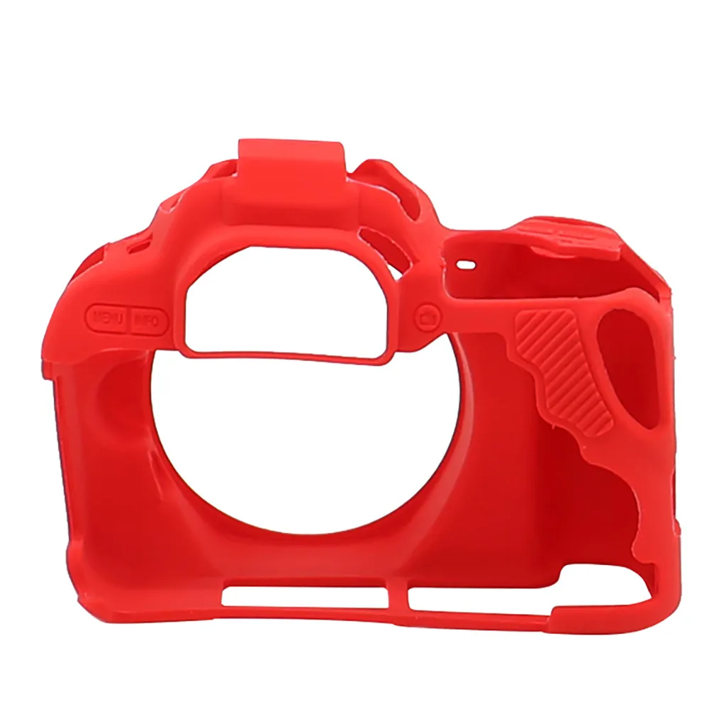 RD Резиновый чехол HIPERDEAL, силиконовый чехол для корпуса для Canon 200D, защитный чехол для камеры, мягкий высококачественный чехол для камеры Jy26 - Цвет: RD