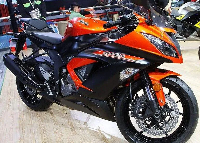 ABS Полный комплект обтекателя подходит для Kawasaki ZX6R 2013 Обтекатели ZX-6R ниндзя 636 599 пользовательские orange черный