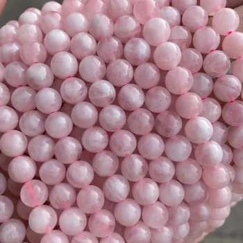 

AAAAA Nature stone rose quartz crystal beads for jewelry making DIY braclte quartze crysle 4mm 6mm 8mm 10mm 12mm DIY