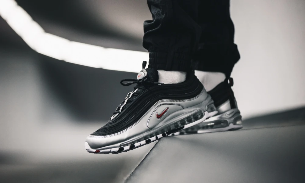 Оригинальные мужские кроссовки для бега Nike Air Max 97 QS, уличные спортивные кроссовки, спортивные кроссовки, AT5458-002