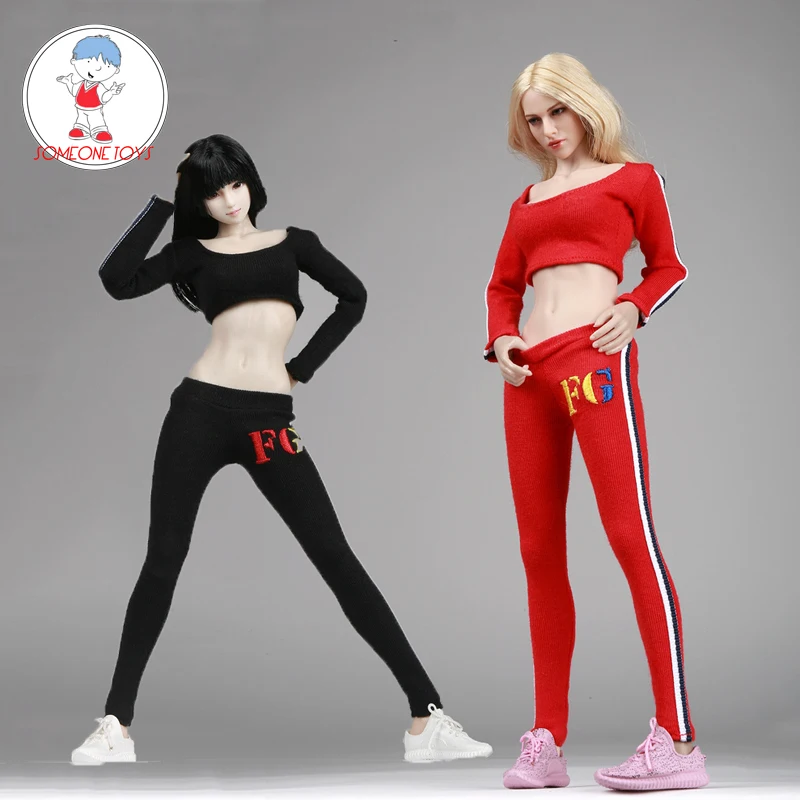 Игрушки Fire Girl 1/6 женский спортивный костюм Одежда для йоги 12-дюймовых