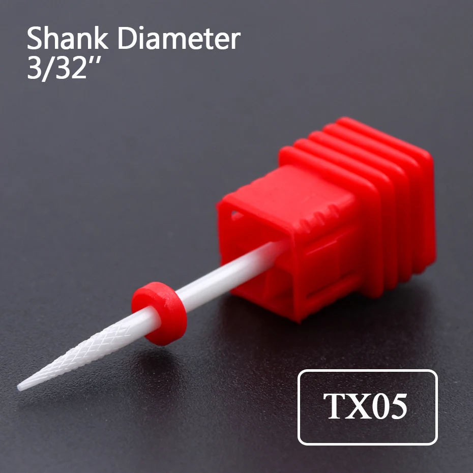 1 шт. керамический фреза маленький круглый шар для ногтей сверла для удаления омертвевшей кожи маникюрные педикюрные пилки инструменты для дизайна ногтей LYTX01-14 - Цвет: TX05