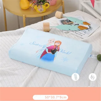

Disney Cartoon Mickey Latex Pillow Frozen 2 Baby Rubber Pillow Kindergarten Children Spider-Man Nap Pillow Birthday Gift M5453