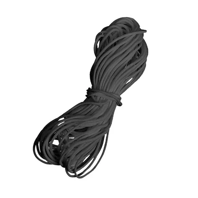 3mm Black Mask Elastic Band Rubber Rope Ear Hanging Rope Round Adjustable Handmade Soft Elastic Sewing Mask Garment Accessories Black